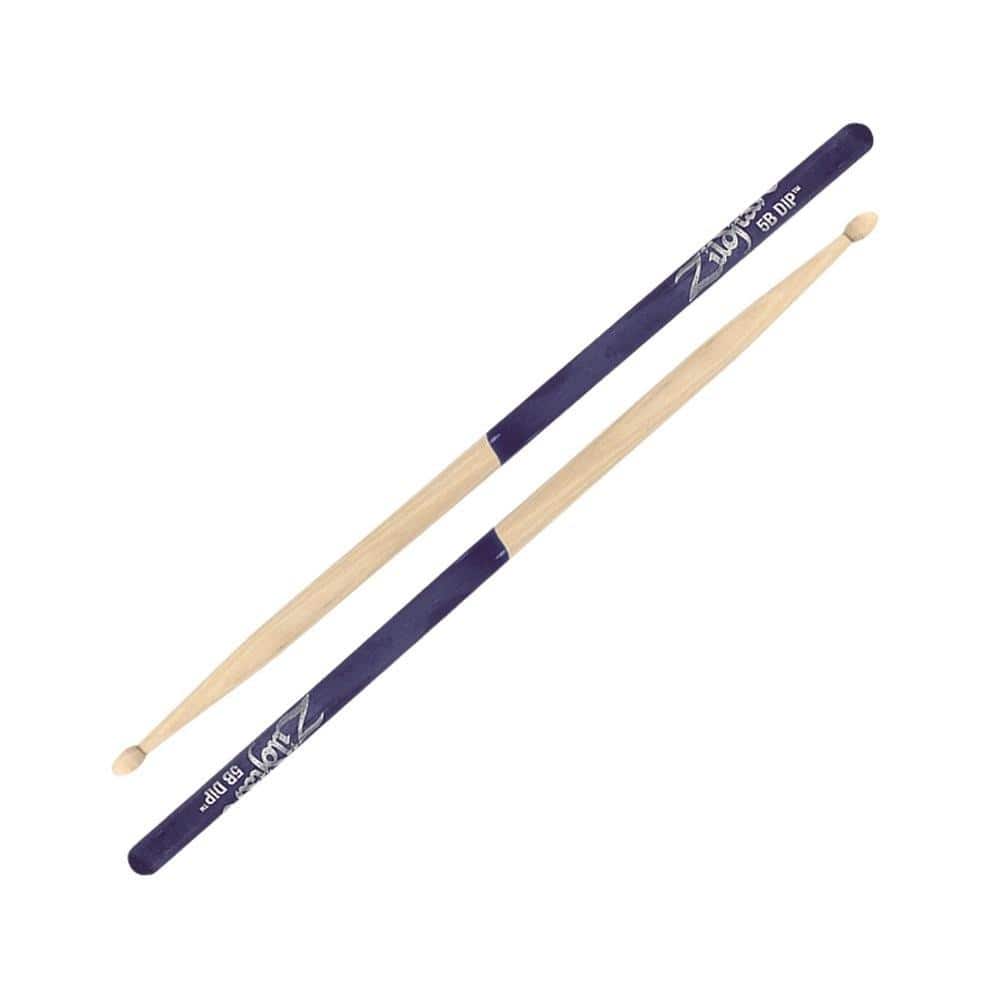 zildjian drumsticks zildjian 5bwp 5b drumsticks - purple dip