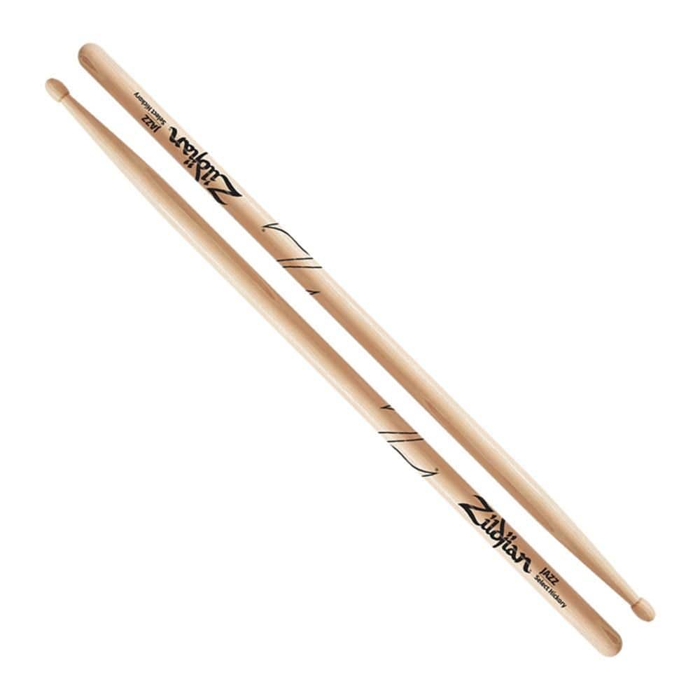zildjian drumsticks zildjian zjz jazz wood tip hickory drumsticks
