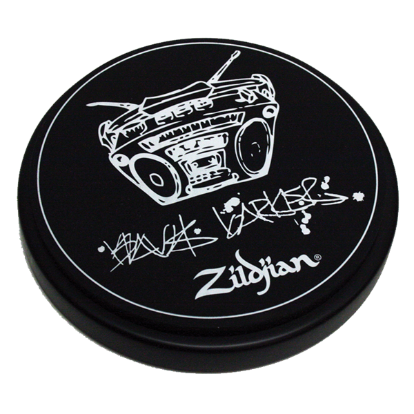 zildjian practice pads & devices zildjian travis barker 6'' practice pad