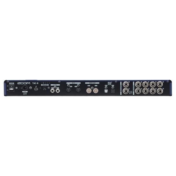 zoom audio interfaces zoom tac-8 thunderbolt audio interface