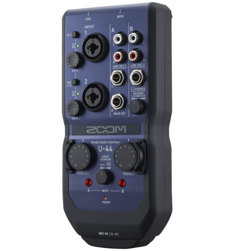 zoom audio interfaces zoom u-44 handy audio interface