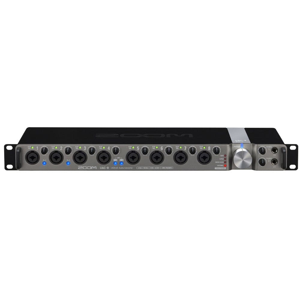 zoom audio interfaces zoom uac-8 audio interface