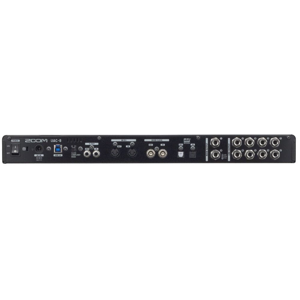 zoom audio interfaces zoom uac-8 audio interface
