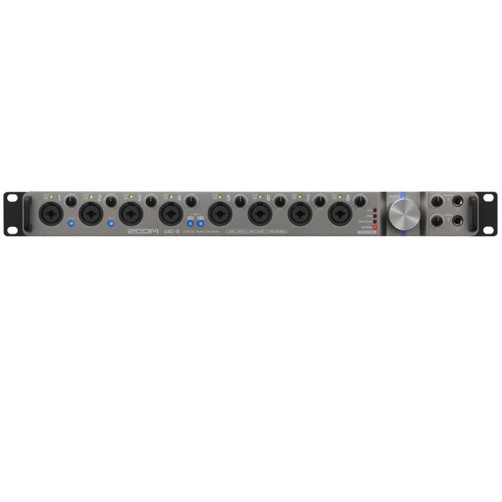 zoom audio interfaces zoom uac-8 audio interface