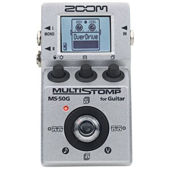 zoom effect pedals zoom ms-50g multistomp guitar pedal