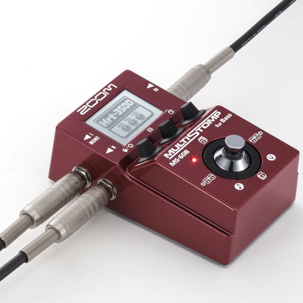 zoom effect pedals zoom ms-60b multistomp bass pedal