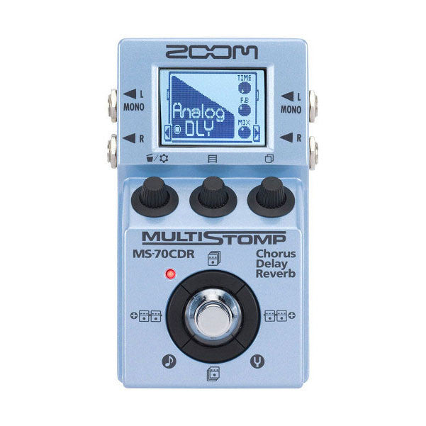 zoom effect pedals zoom ms-70cdr multi stomp multi-effects pedal