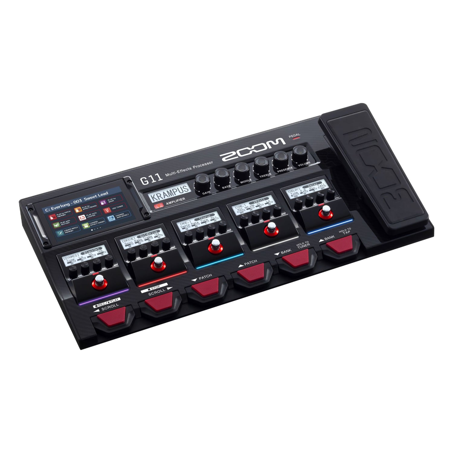 Zoom Guitar Processors Zoom G11 Multi Effects Processor for Guitars