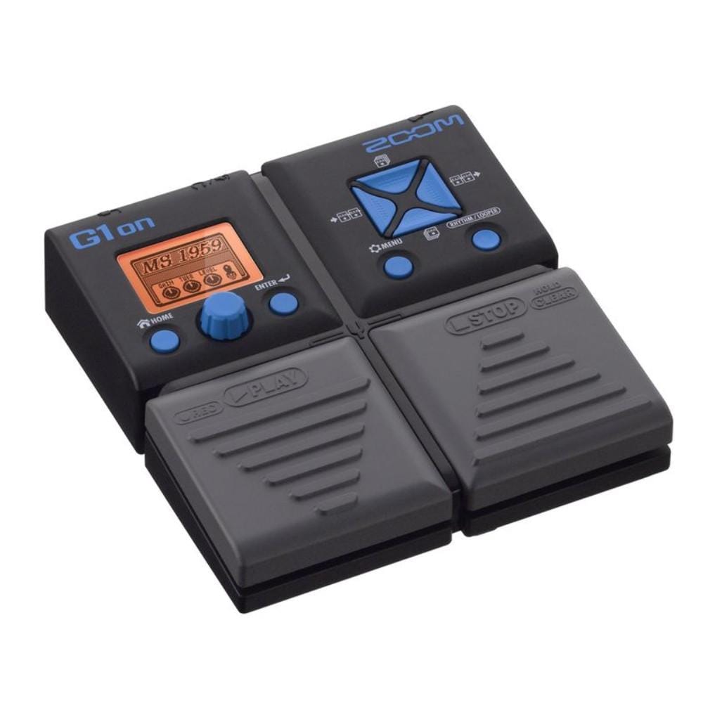 zoom guitar processors zoom g1on multi effects guitar processor