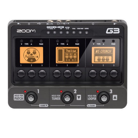 zoom guitar processors zoom g3 guitar multi-effects processor version 2.0