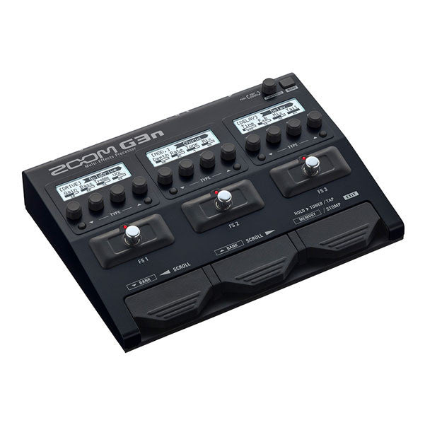 zoom guitar processors zoom g3n intuitive multi-effects guitar processor