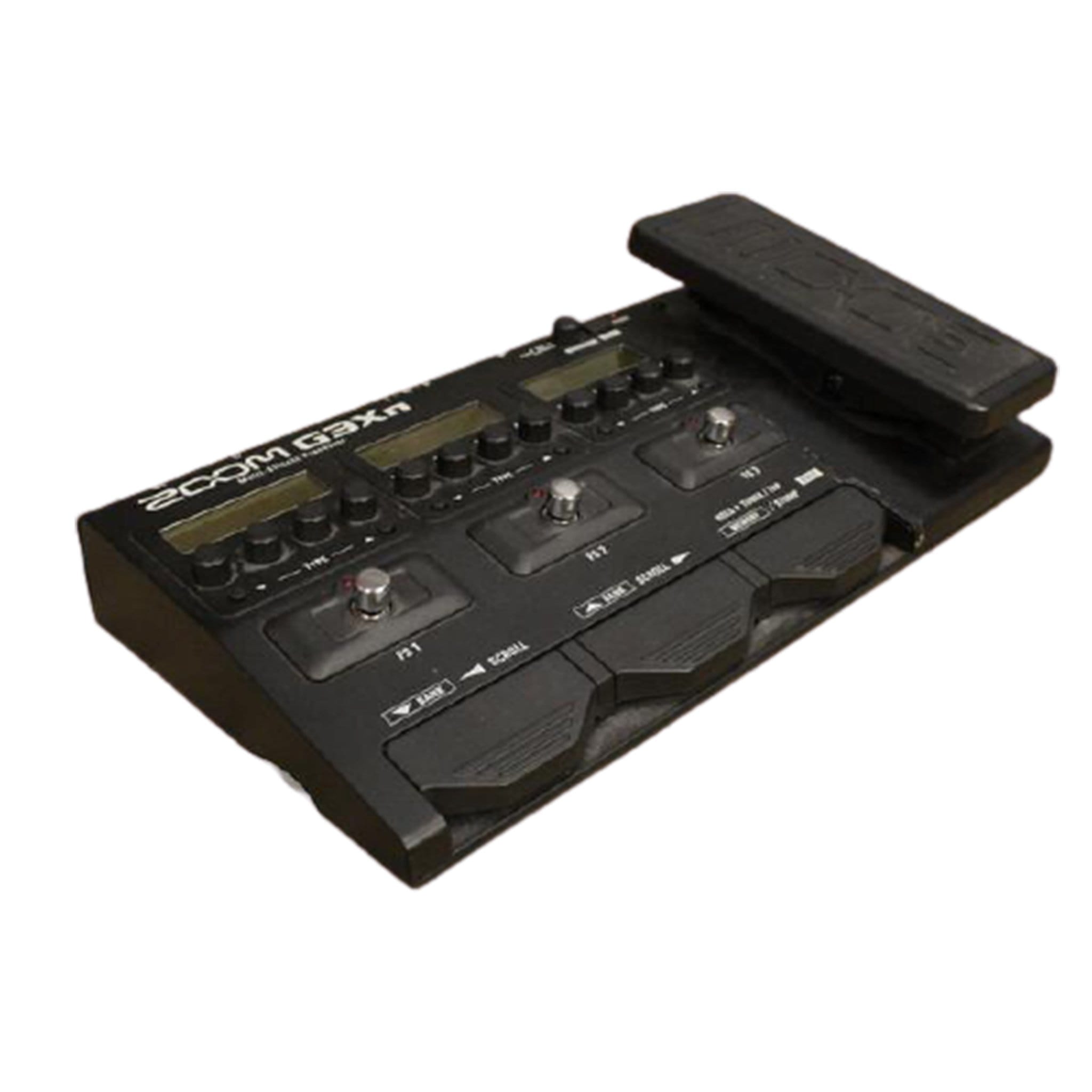 zoom guitar processors zoom g3xn multi effects processor expression pedal with headphone, guitar cable and polishing cloth