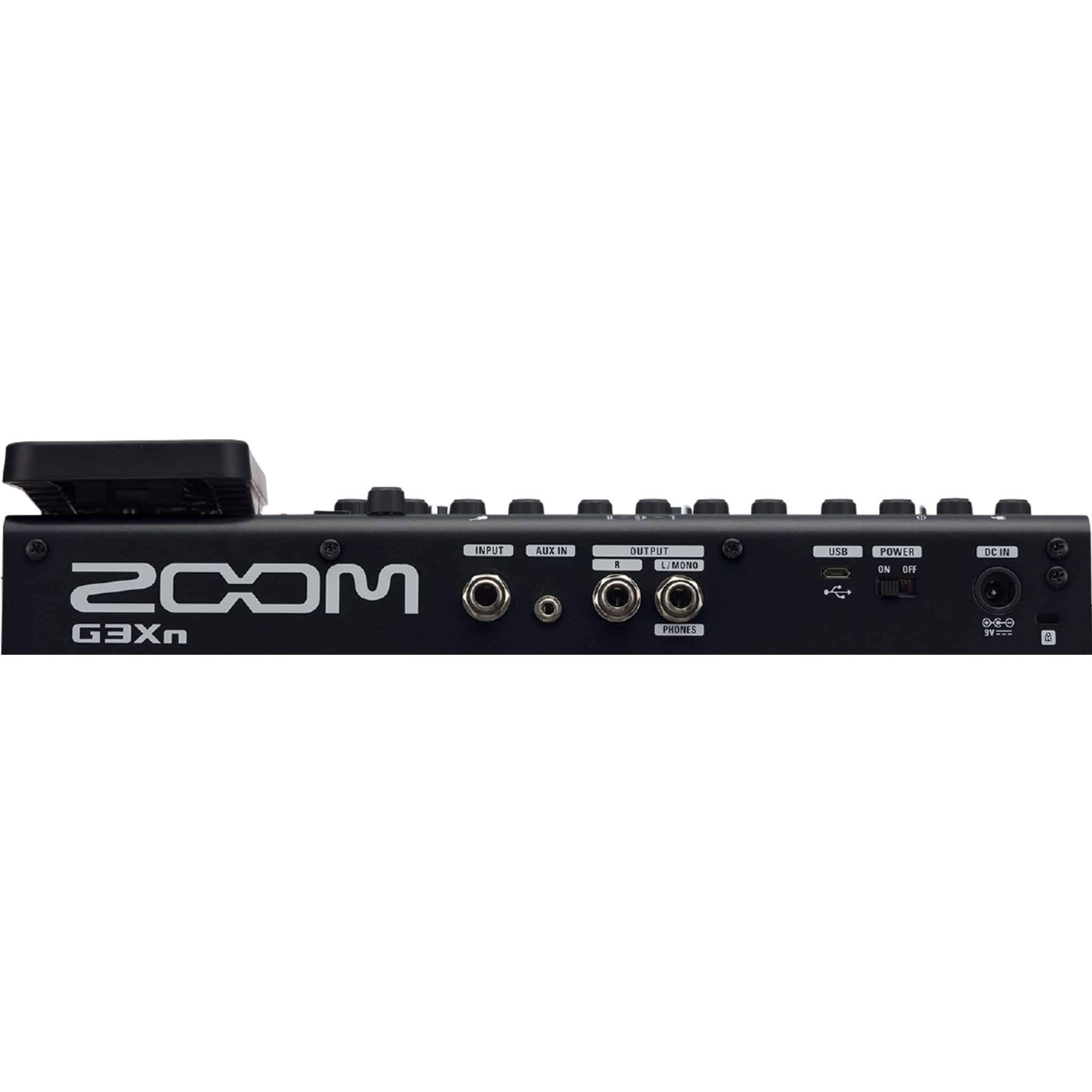 zoom guitar processors zoom g3xn multi effects processor expression pedal with headphone, guitar cable and polishing cloth