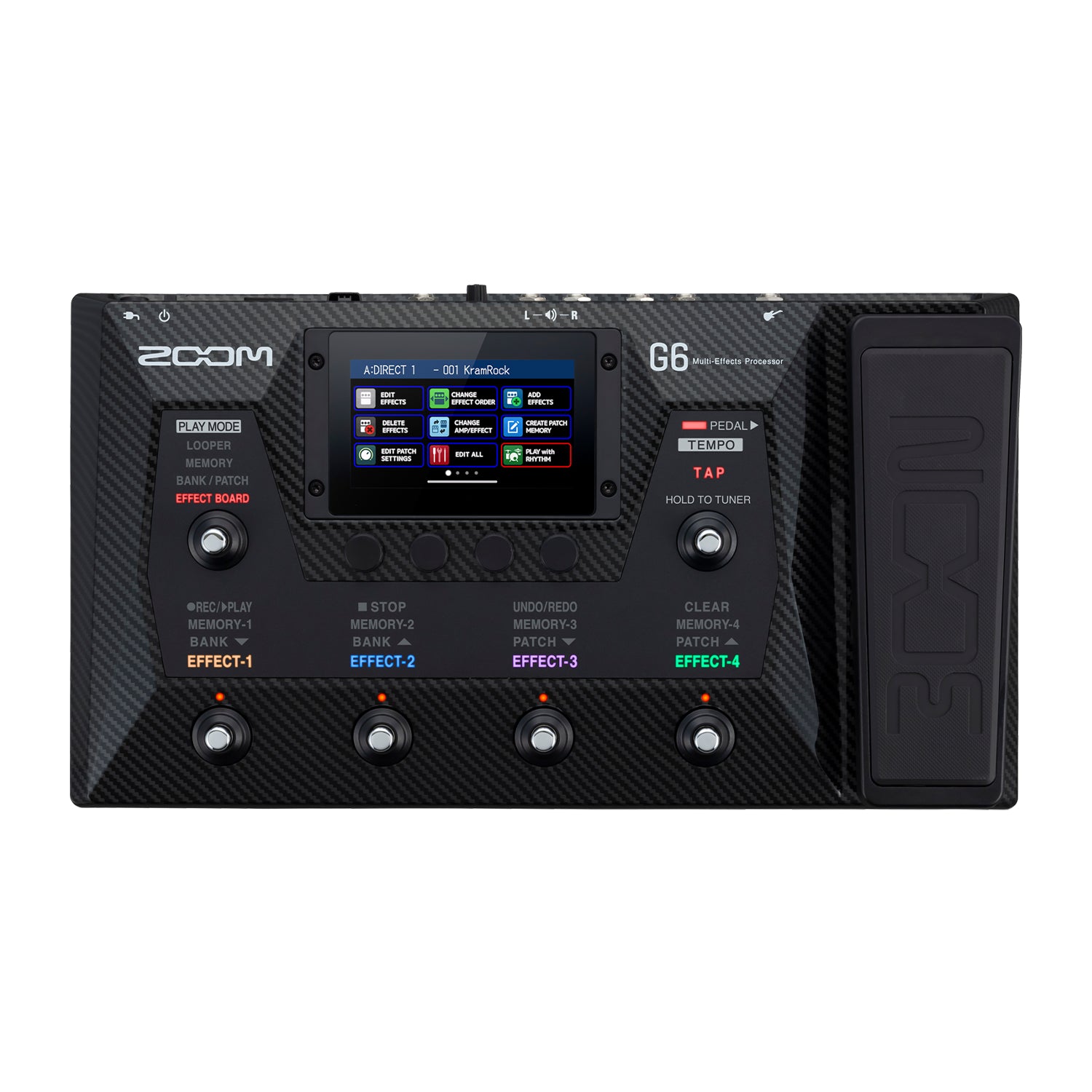 Zoom Guitar Processors Zoom G6 Multi Effects Guitar Processor