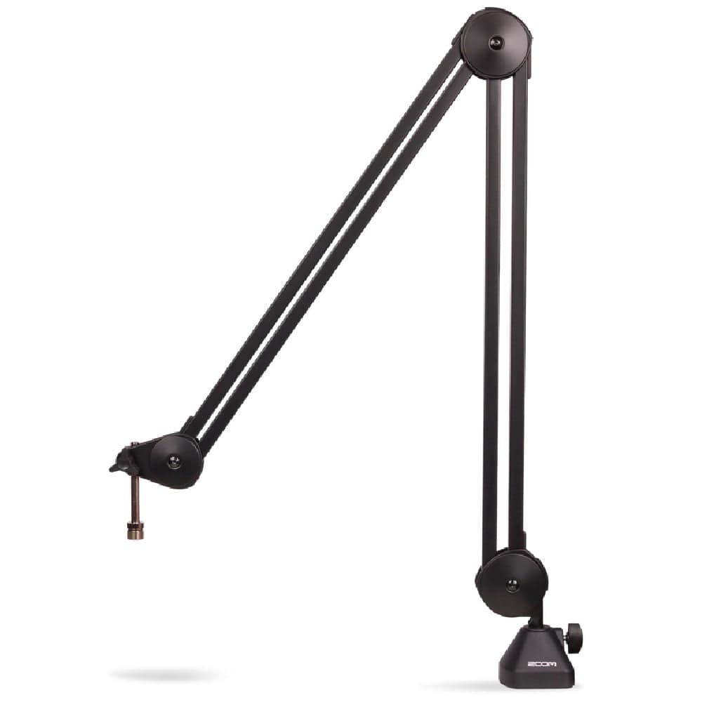zoom microphone stands black zoom zma-1 broadcast microphone arm