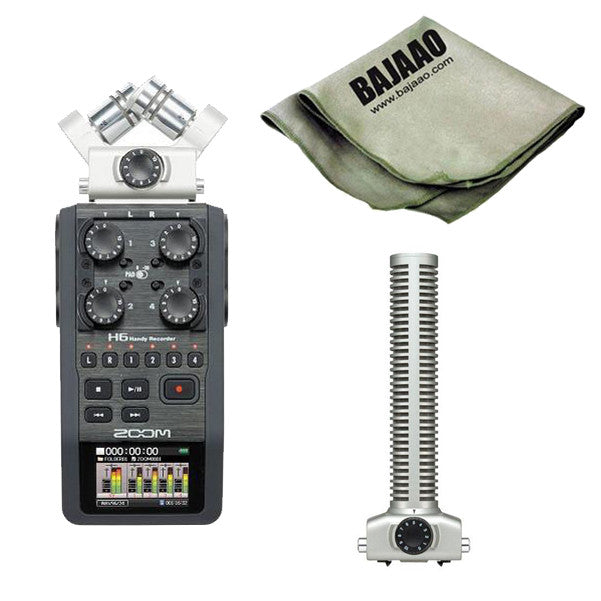 zoom portable field recorders zoom h6 handheld portable audio recorder videography bundle