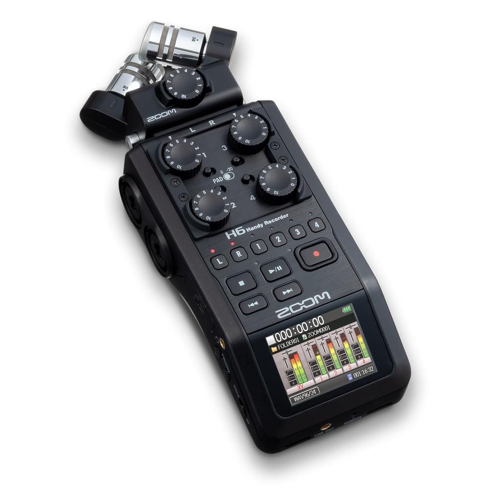 zoom portable field recorders zoom h6 ultimate handy portable recorder