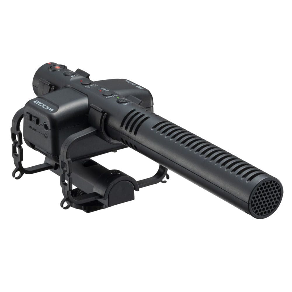 zoom portable field recorders zoom m-3 shotgun mic with 32-bit float recording