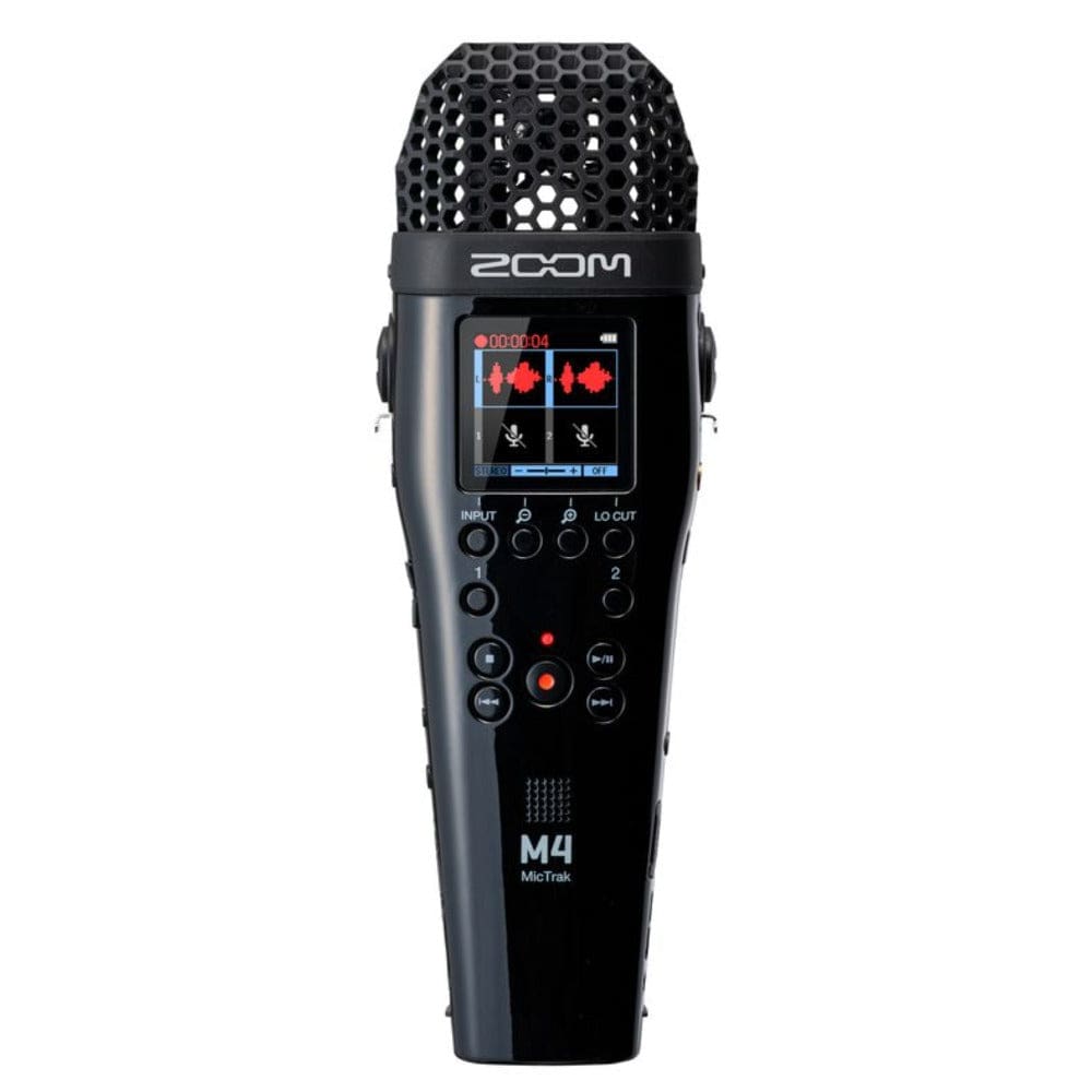 zoom portable field recorders zoom m-4 mictrak portable recorder