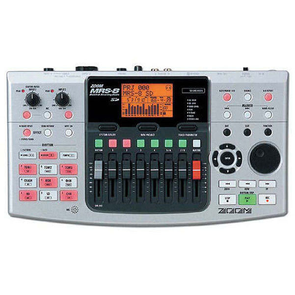 zoom portable field recorders zoom mrs-8 digital multi-track recorder
