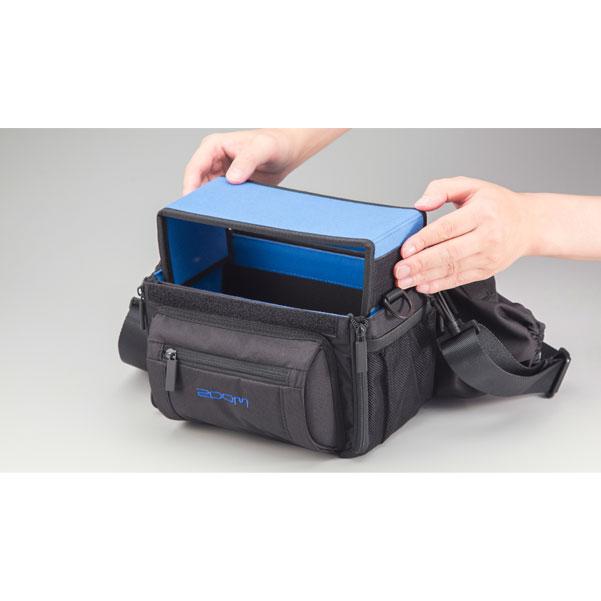 zoom recorder bags, cases & covers zoom pcf-8 protective case for zoom f4 and f8 field recorders