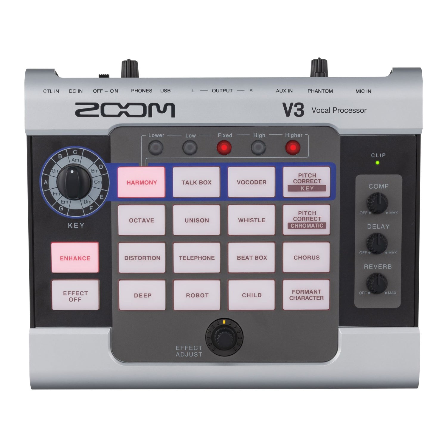 Zoom Voice Processors Zoom V3 Vocal Processor