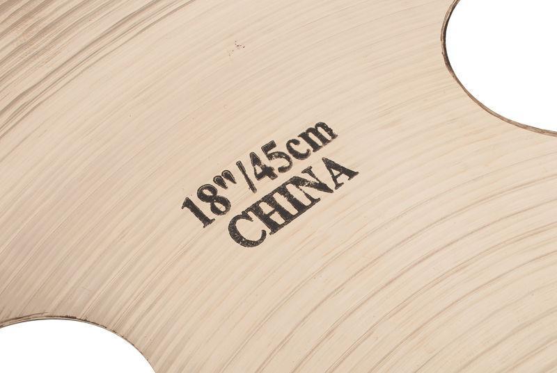 zultan china cymbals zultan 18inch rock beat china holey