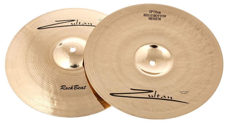 zultan hi hat cymbals zultan 13inch rock beat hi-hat medium