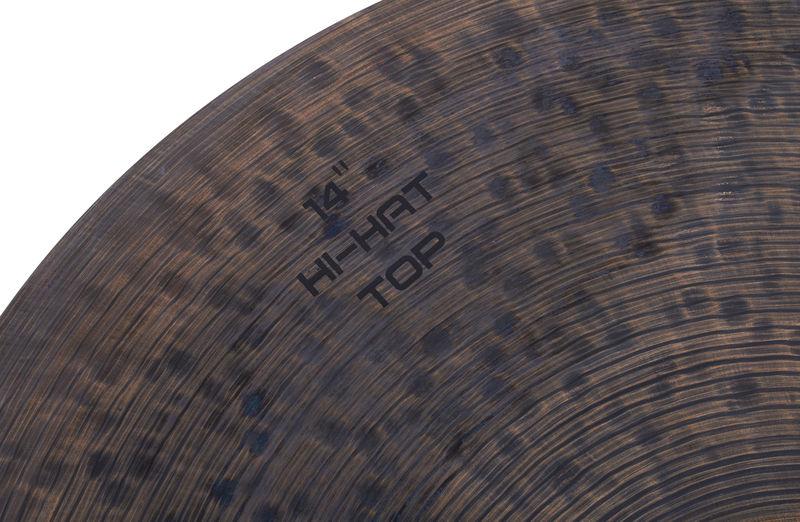 zultan hi hat cymbals zultan 14inch hi-hat medium dark matter