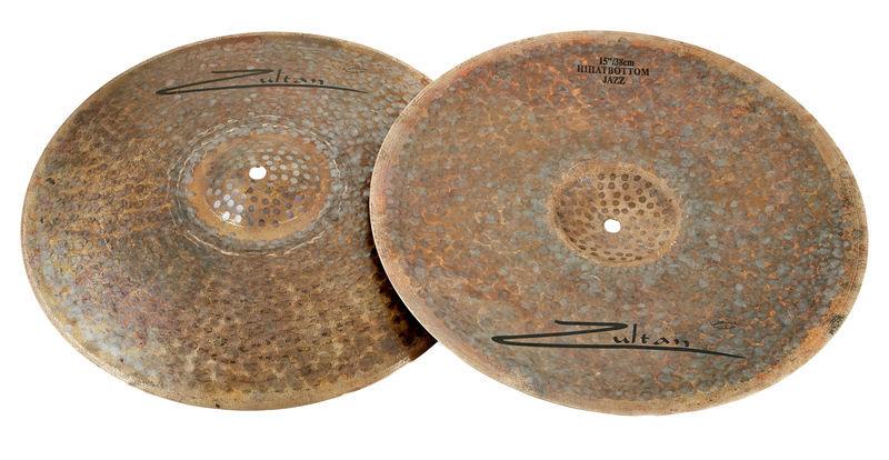 zultan hi hat cymbals zultan 15inch raw jazz hi-hat