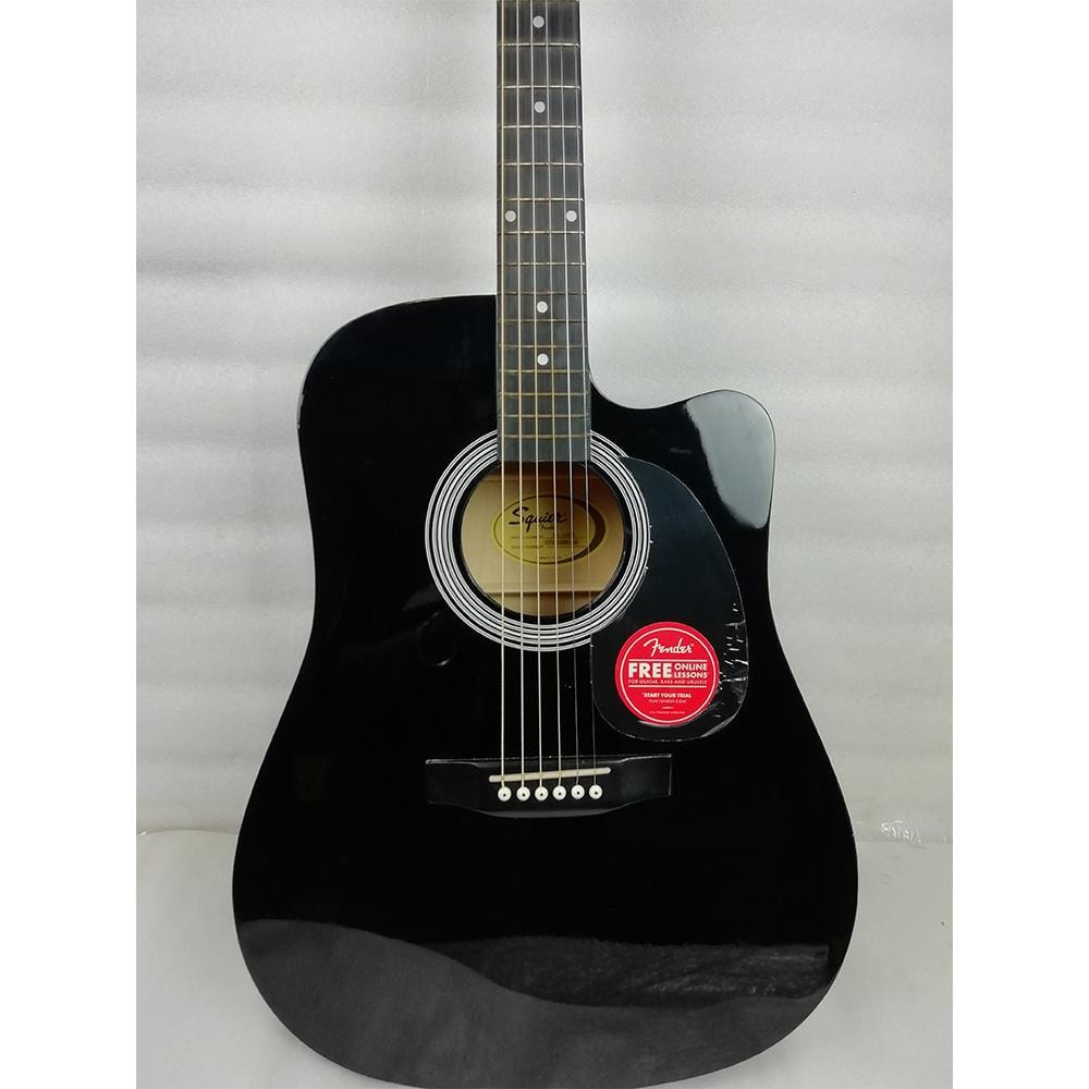 fender electro acoustic guitars fender sa105ce electro - acoustic guitar - black - open box b stock #barcode_201901526781