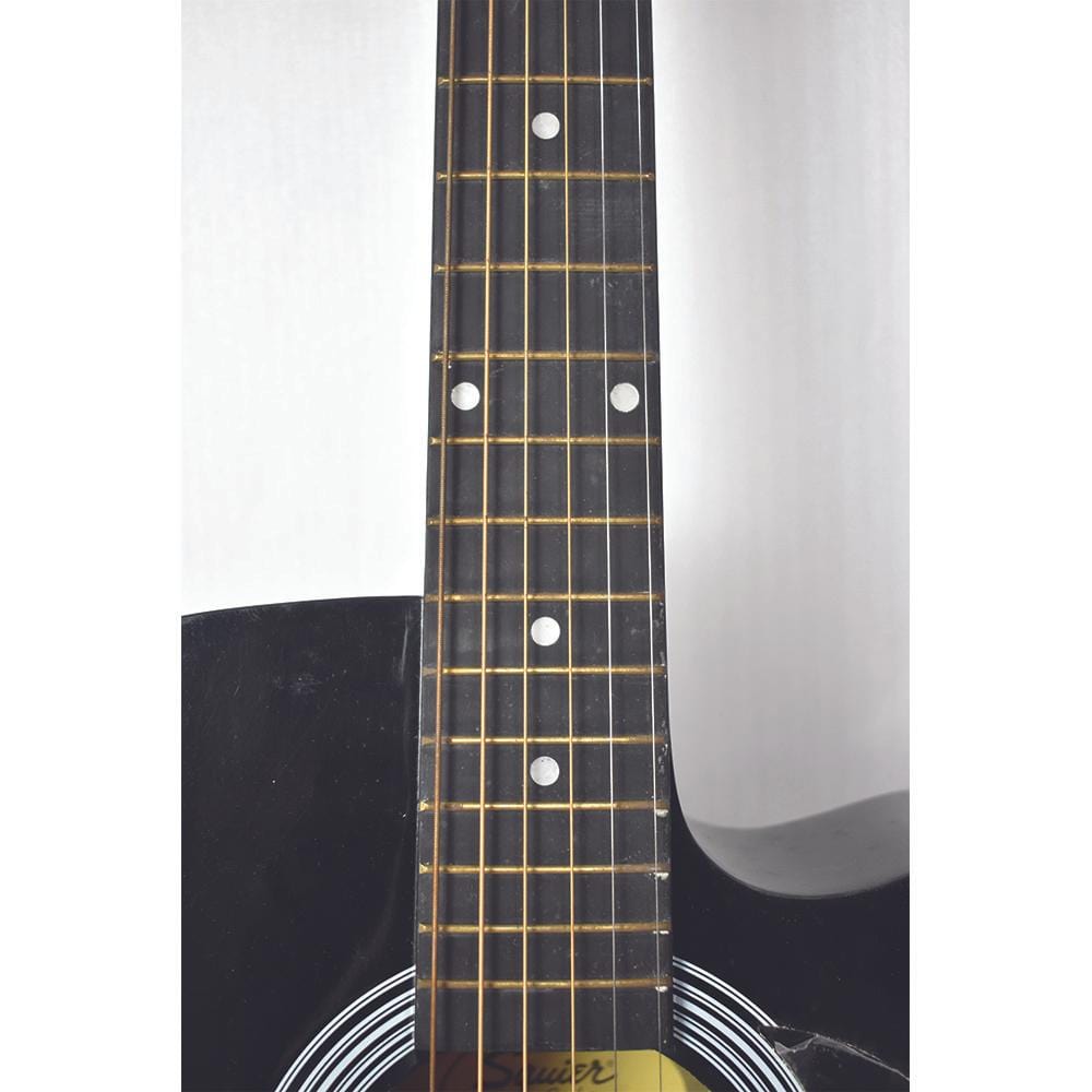 fender electro acoustic guitars fender sa105ce electro - acoustic guitar - black - open box b stock #barcode_202101653661