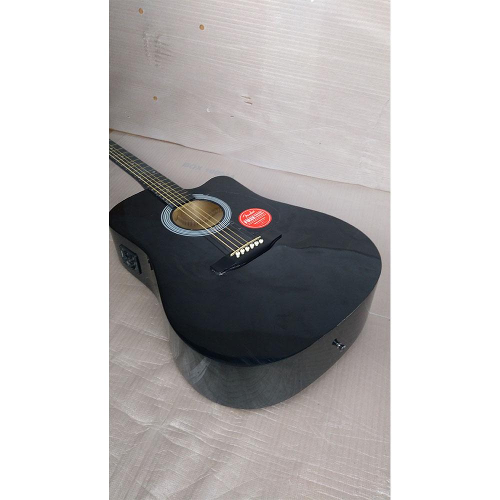 fender electro acoustic guitars fender sa105ce electro - acoustic guitar - black - open box b stock #barcode_202101551468