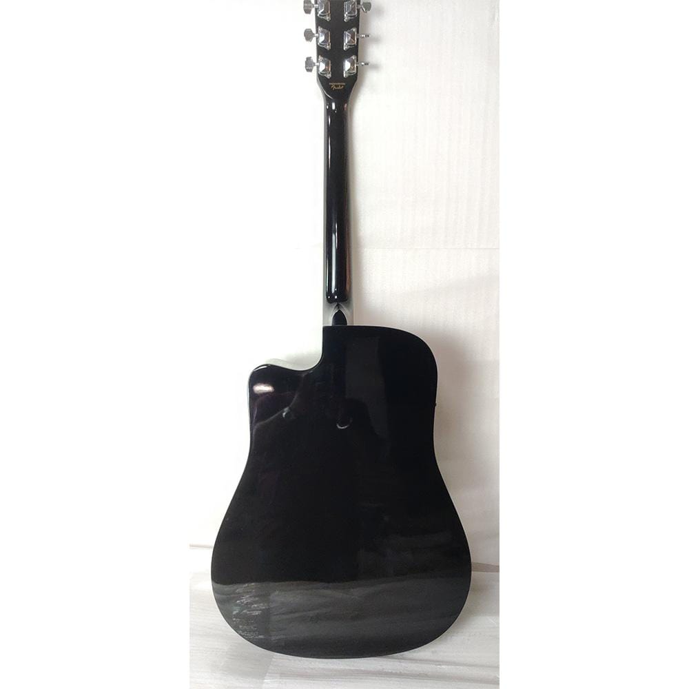 fender electro acoustic guitars fender sa105ce electro - acoustic guitar - black - open box b stock #barcode_202101539582