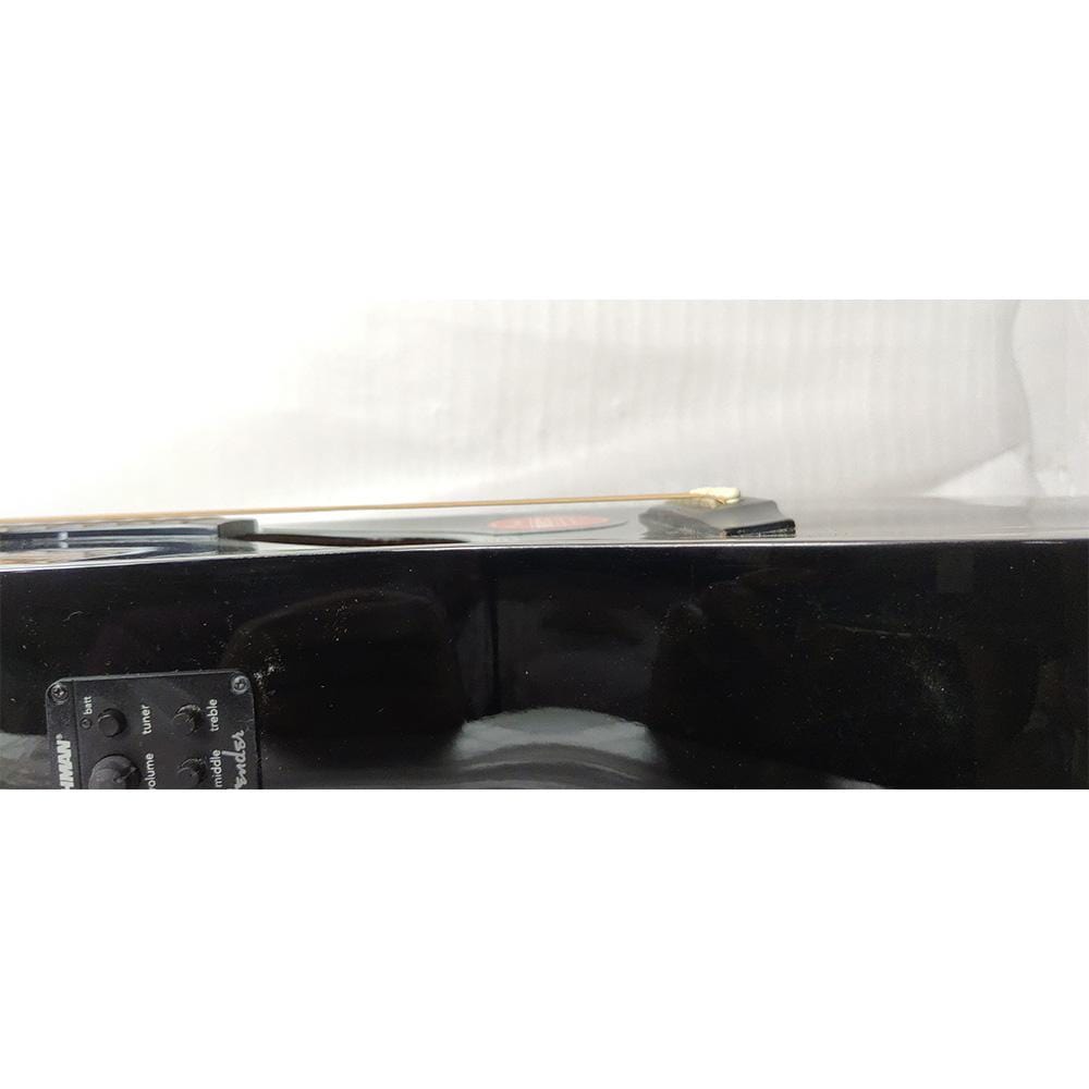 fender electro acoustic guitars fender sa105ce electro - acoustic guitar - black - open box b stock #barcode_202101566987