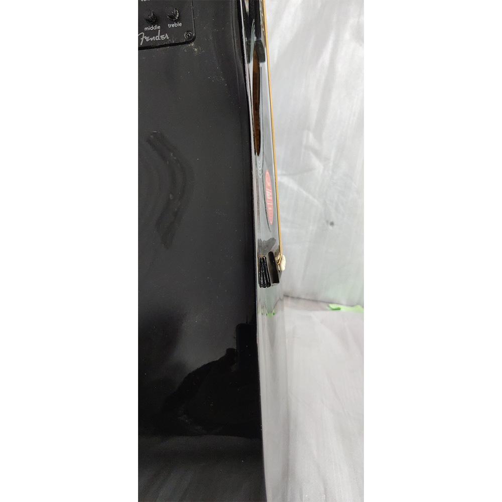 fender electro acoustic guitars fender sa105ce electro - acoustic guitar - black - open box b stock #barcode_202101566987