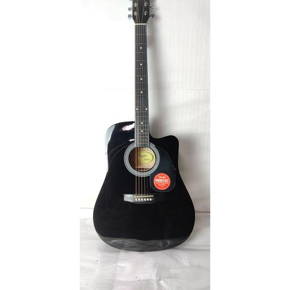 fender electro acoustic guitars 202101566987 fender sa105ce electro - acoustic guitar - black - open box b stock #barcode_202101566987