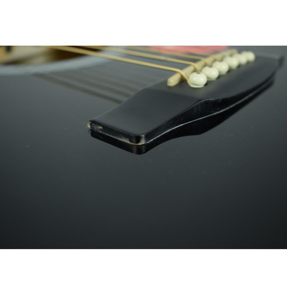 fender electro acoustic guitars fender sa105ce electro - acoustic guitar - black - open box b stock #barcode_202101579971