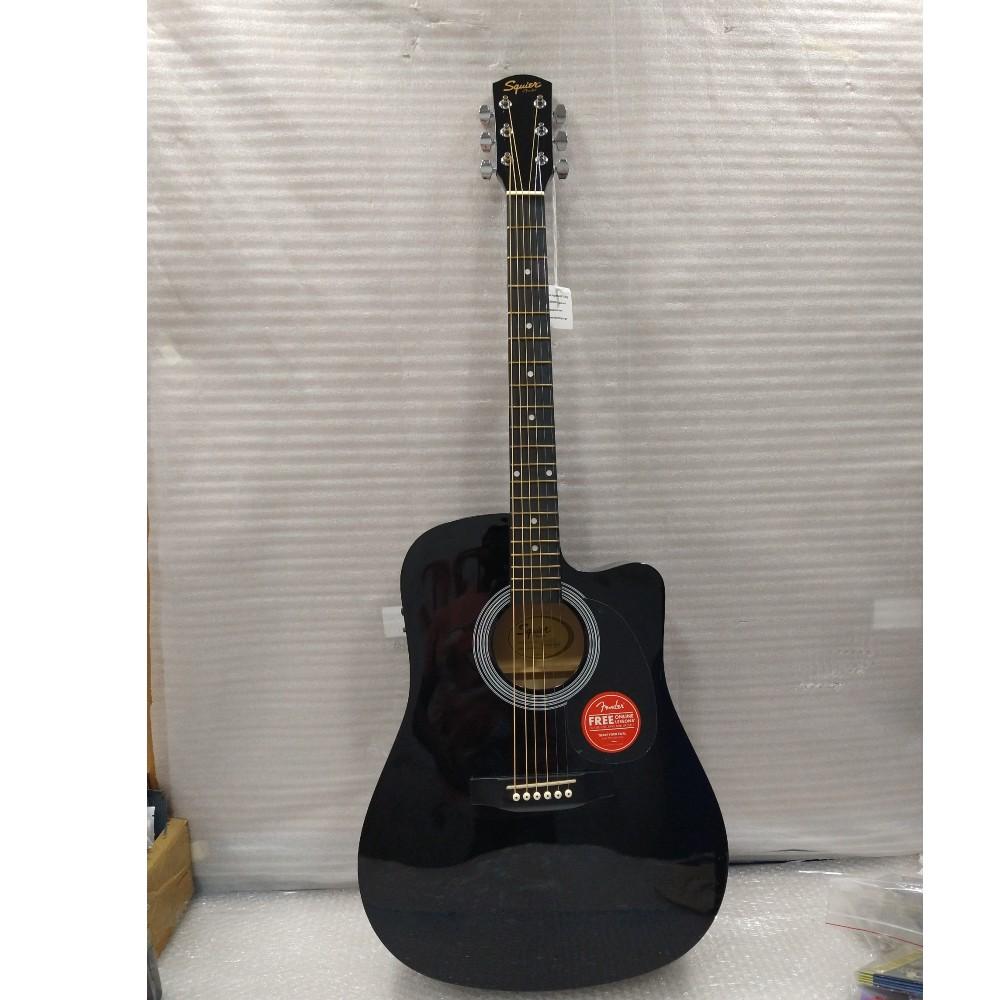 fender electro acoustic guitars 202101580026 fender sa105ce electro - acoustic guitar - black - open box b stock #barcode_201901500962