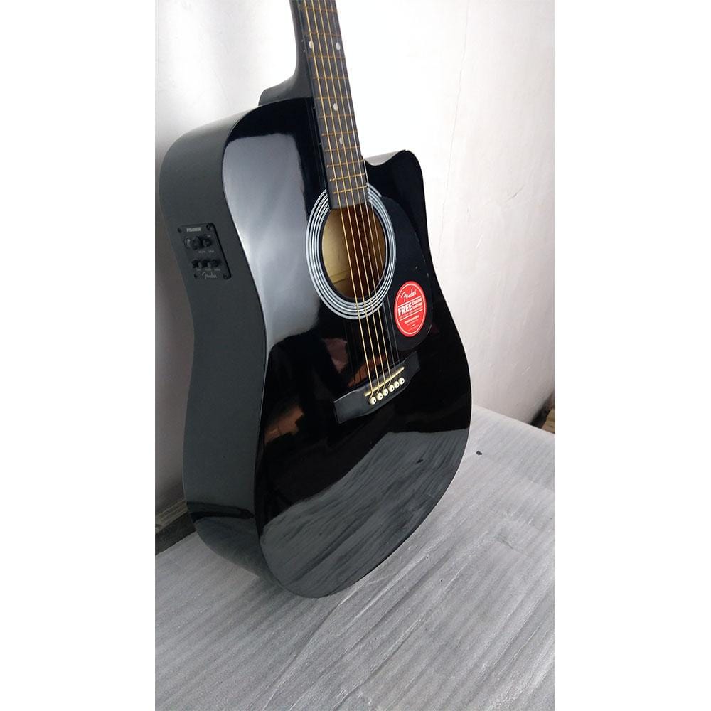 Fender SA105CE Electro - Acoustic Guitar - Black - Open Box B Stock