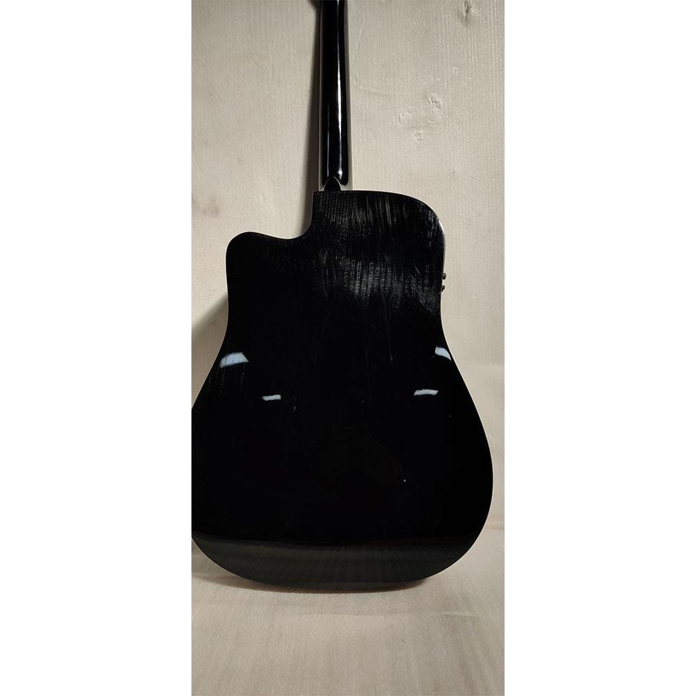 fender electro acoustic guitars fender sa105ce electro - acoustic guitar - black - open box b stock #barcode_202101653586
