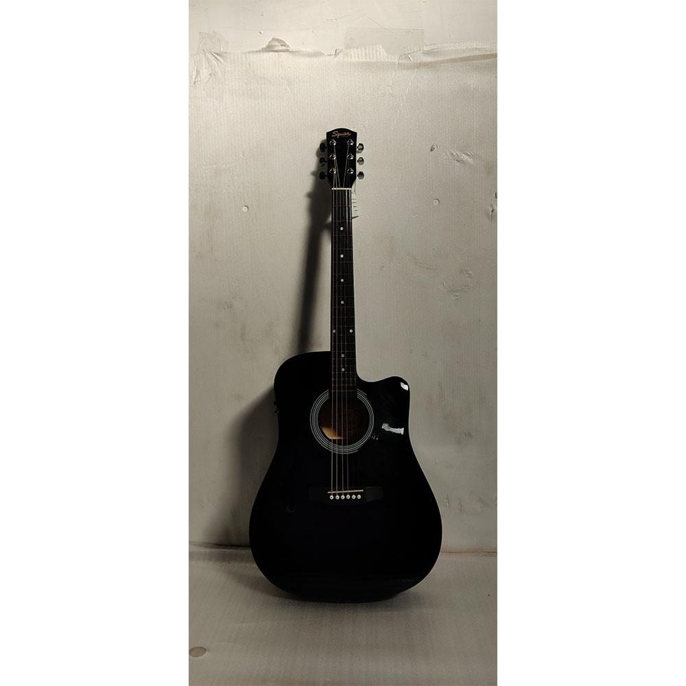 fender electro acoustic guitars 202101653639 fender sa105ce electro - acoustic guitar - black - open box b stock #barcode_464716