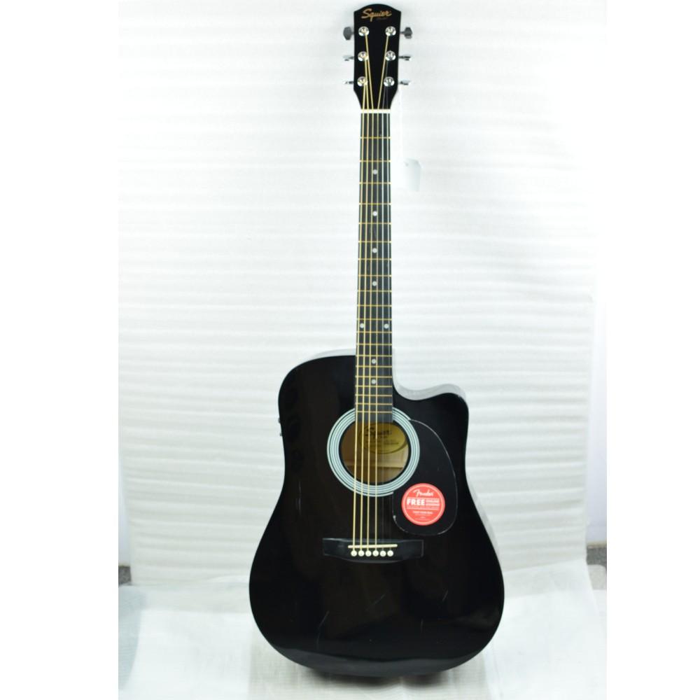 fender electro acoustic guitars 202101653661 fender sa105ce electro - acoustic guitar - black - open box b stock #barcode_202101653661