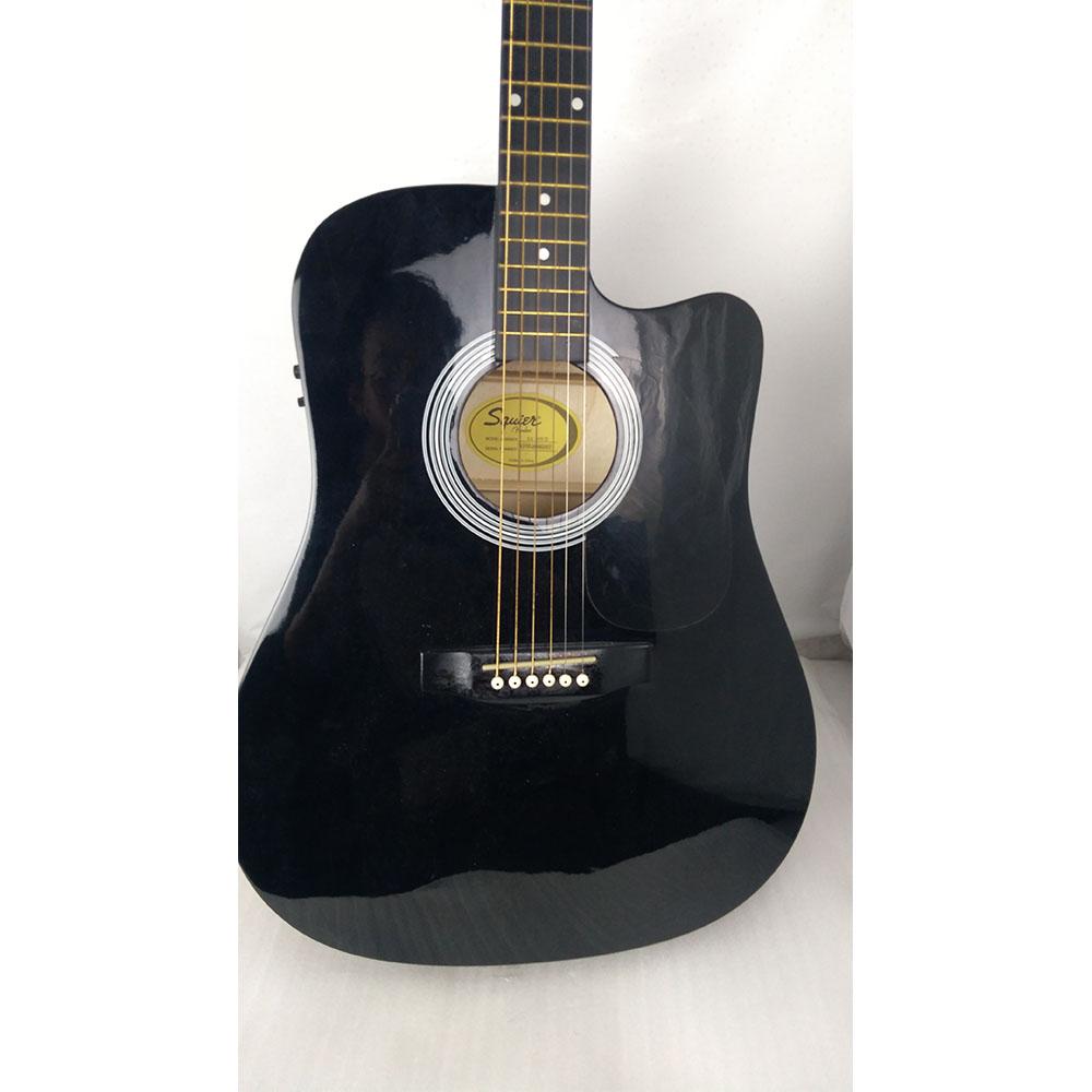 fender electro acoustic guitars fender sa105ce electro - acoustic guitar - black - open box b stock #barcode_202101684006