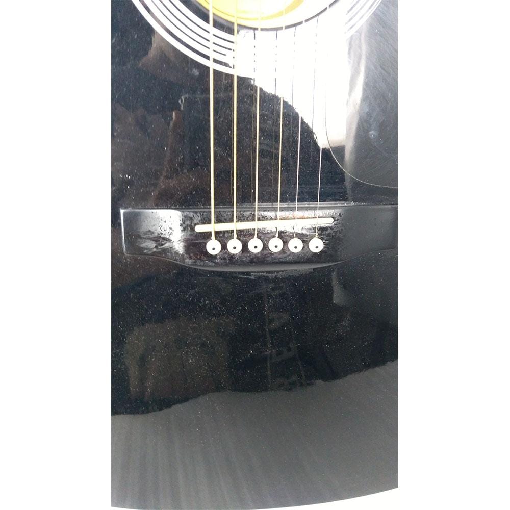 fender electro acoustic guitars fender sa105ce electro - acoustic guitar - black - open box b stock #barcode_202101684006