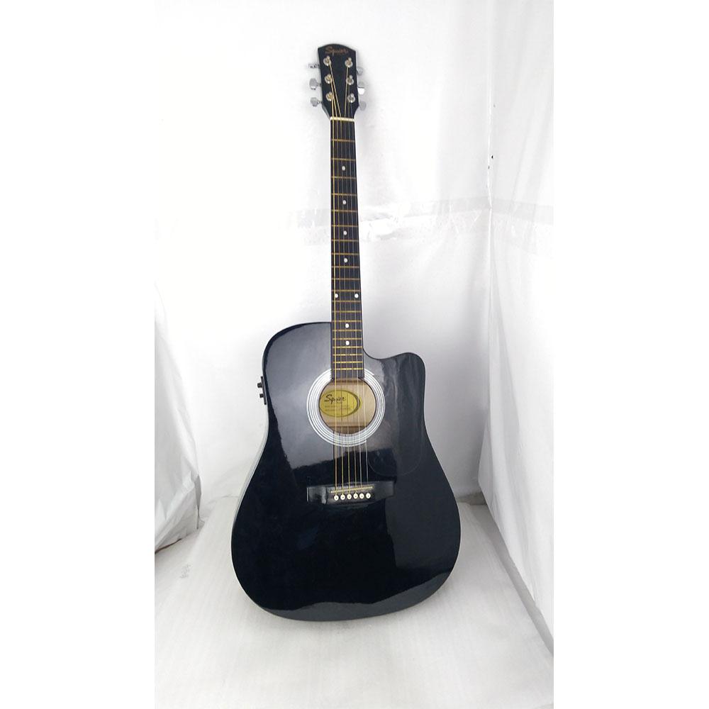fender electro acoustic guitars 202101684006 fender sa105ce electro - acoustic guitar - black - open box b stock #barcode_202101684006
