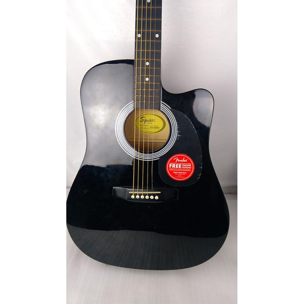 fender electro acoustic guitars fender sa105ce electro - acoustic guitar - black - open box b stock #barcode_202101684020