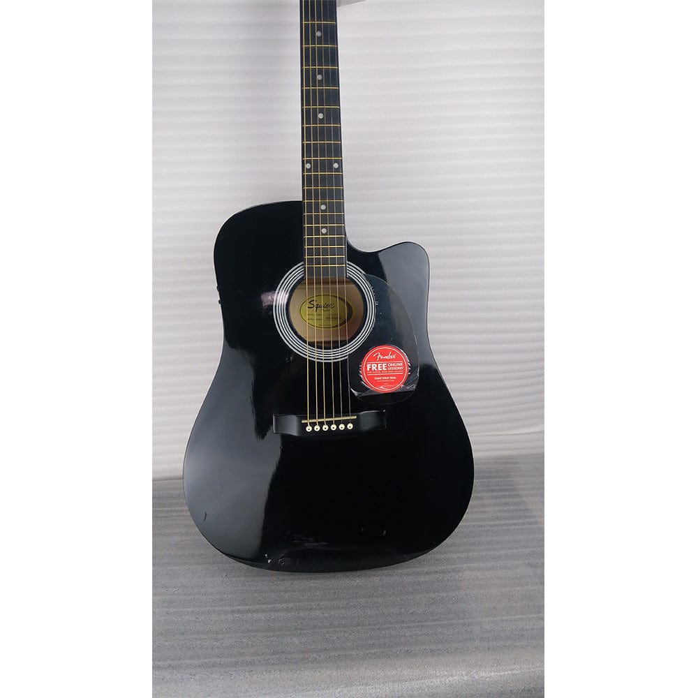 Fender SA105CE Electro - Acoustic Guitar - Black - Open Box B Stock