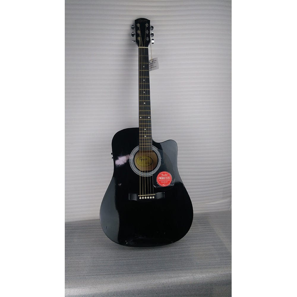 Fender SA105CE Electro - Acoustic Guitar - Black - Open Box B Stock