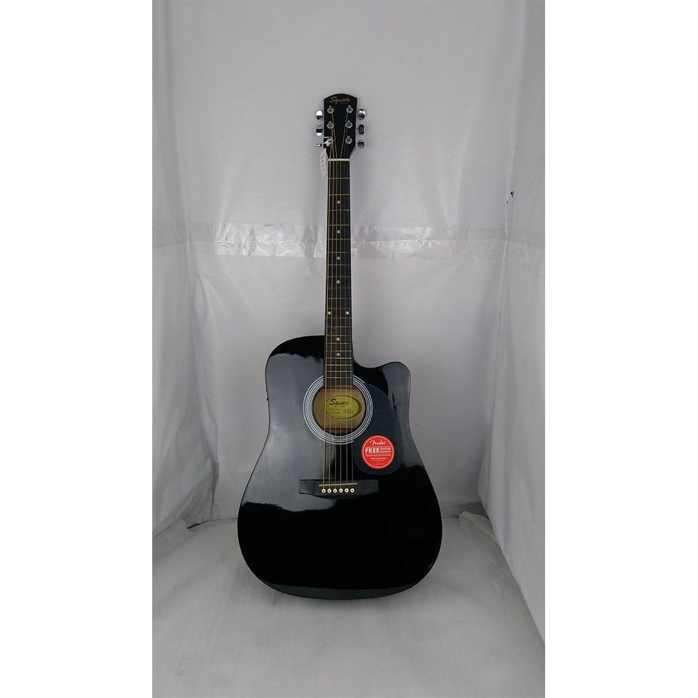 fender electro acoustic guitars 202101707500 fender sa105ce electro - acoustic guitar - black - open box b stock #barcode_202101707500